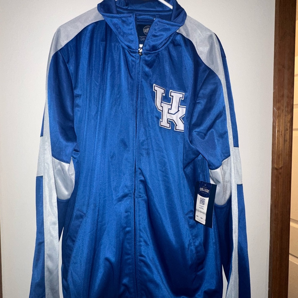 Blue and Gray UK Logo Jacket